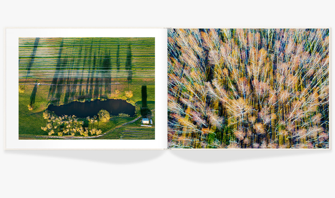 Landscape linen photo book off Matt Raynor's beautiful nature photography
