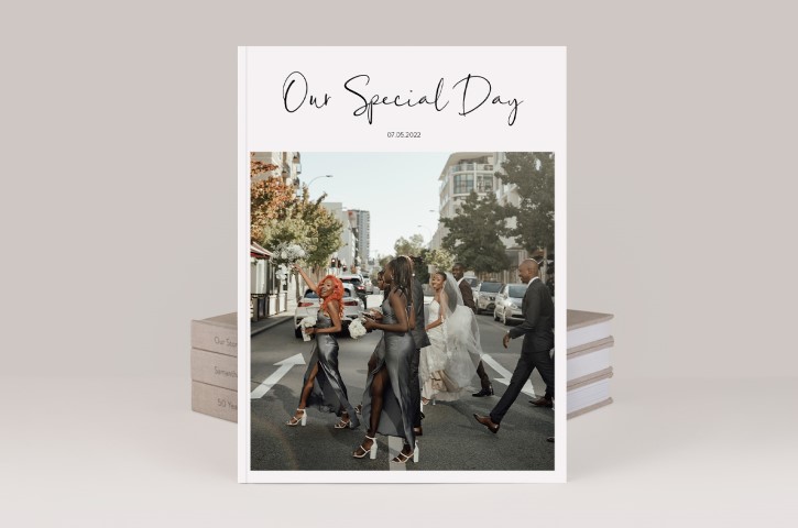Three premium photo books