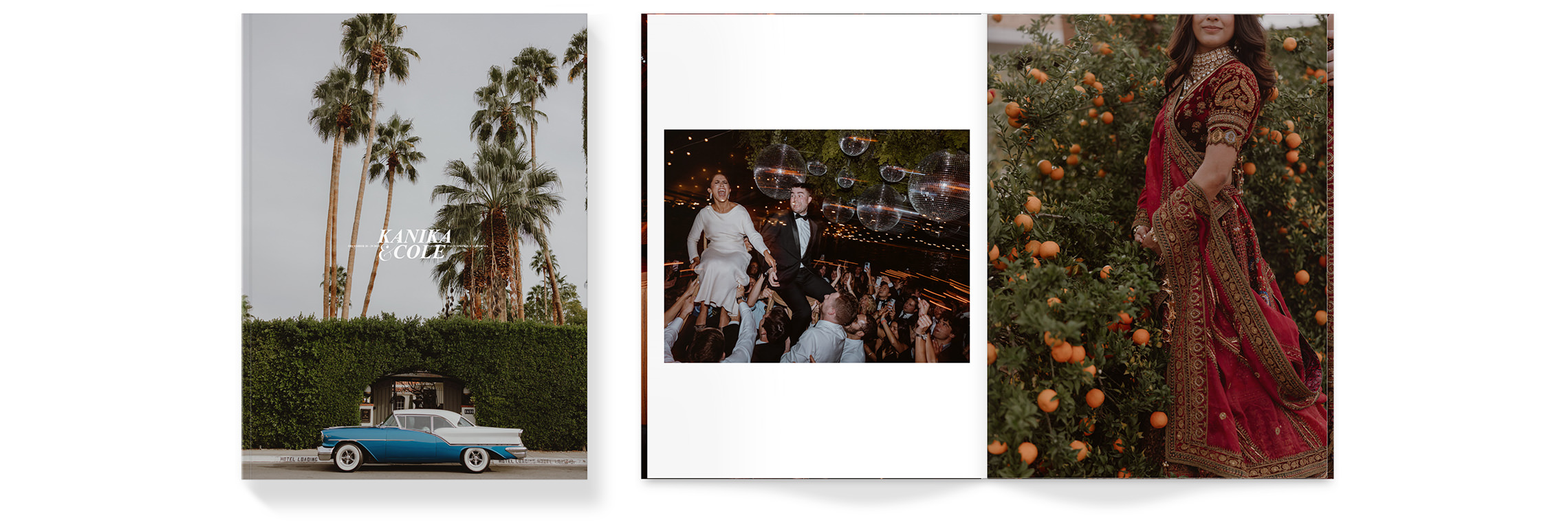 Wedding Magazine with photos of Indian wedding