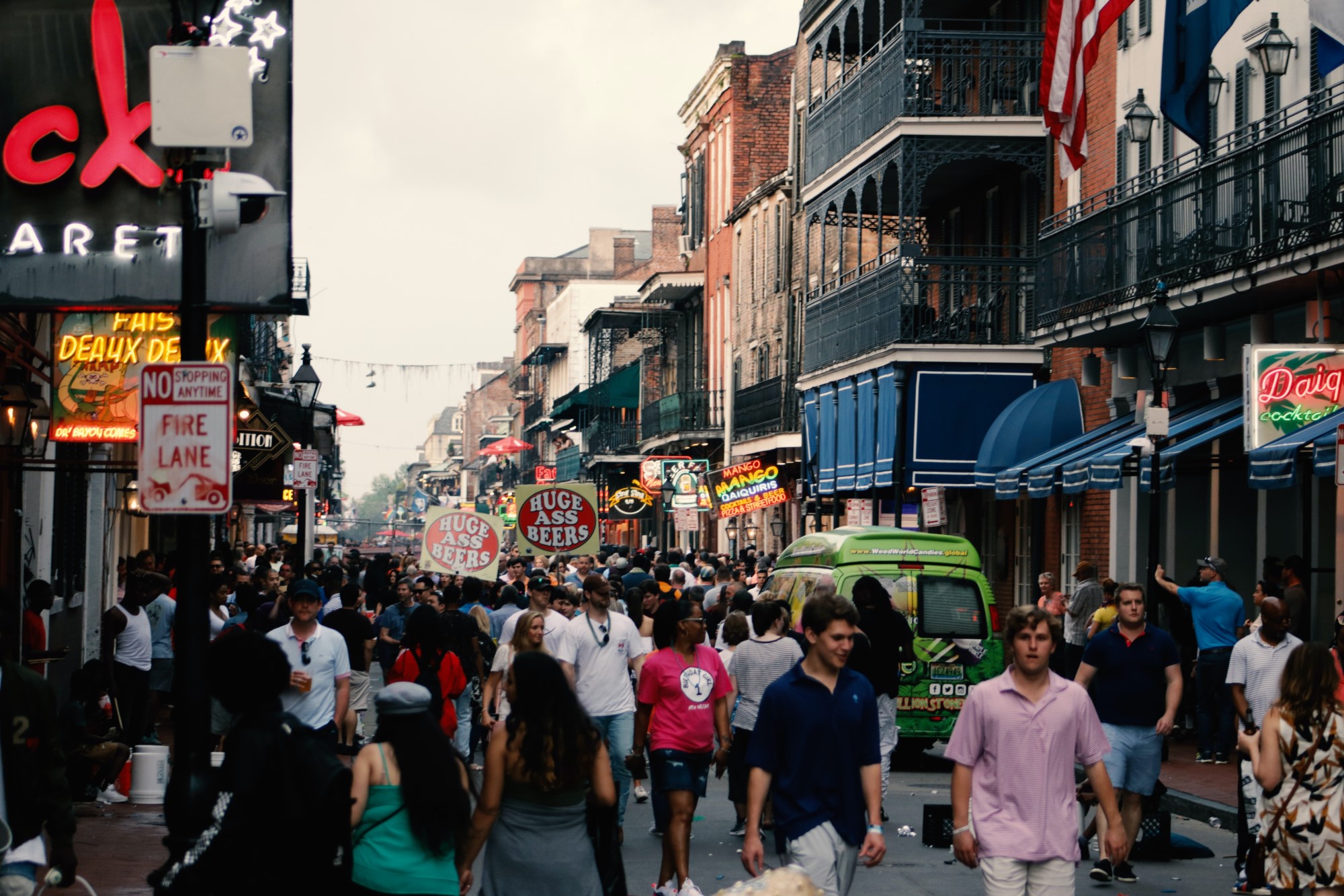 Crowd in New Orleans