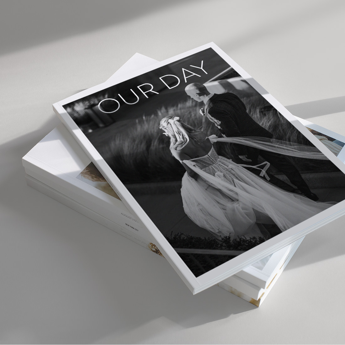 Stack of Wedding Magazines