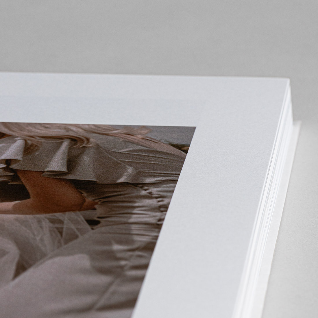 Close up of Matt Wedding Magazine paper